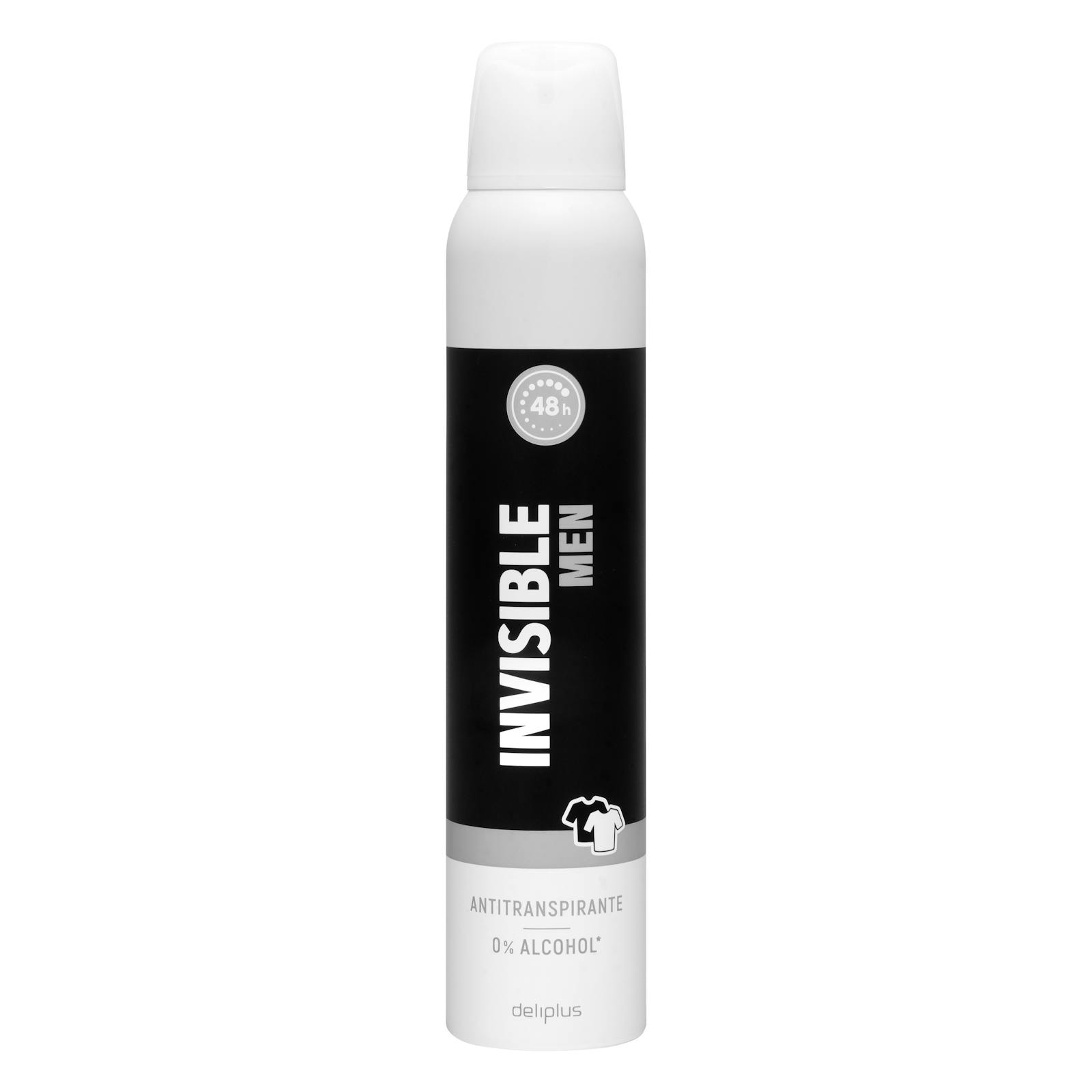 Déodorant invisible pour homme Deliplus anti-transpirant et anti-taches