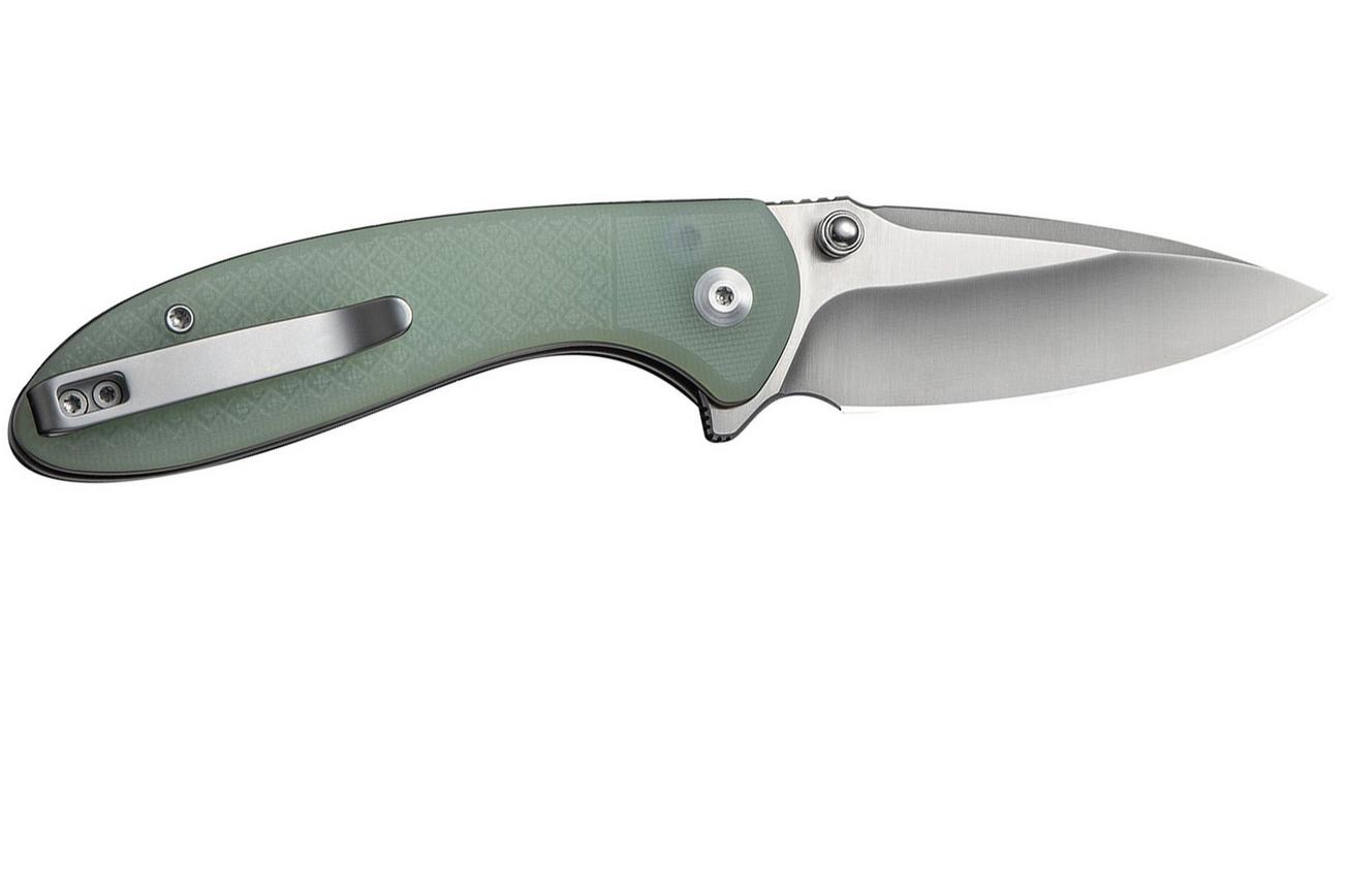 Civivi Faeger C24031-3 Satin 14C28N, Milled Natural G10, zakmes