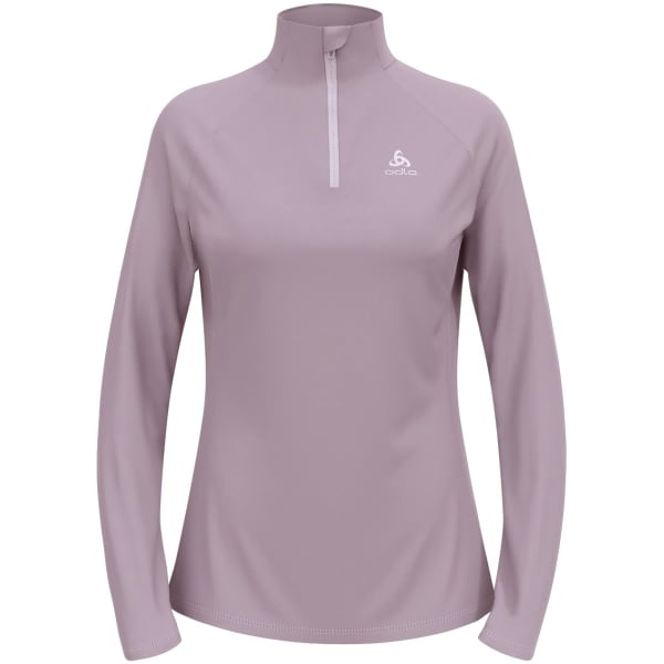 T-shirt running ODLO ESSENTIAL CERAMIWARM MID LAYER 1/2 ZIP W GRAY RIDGE
