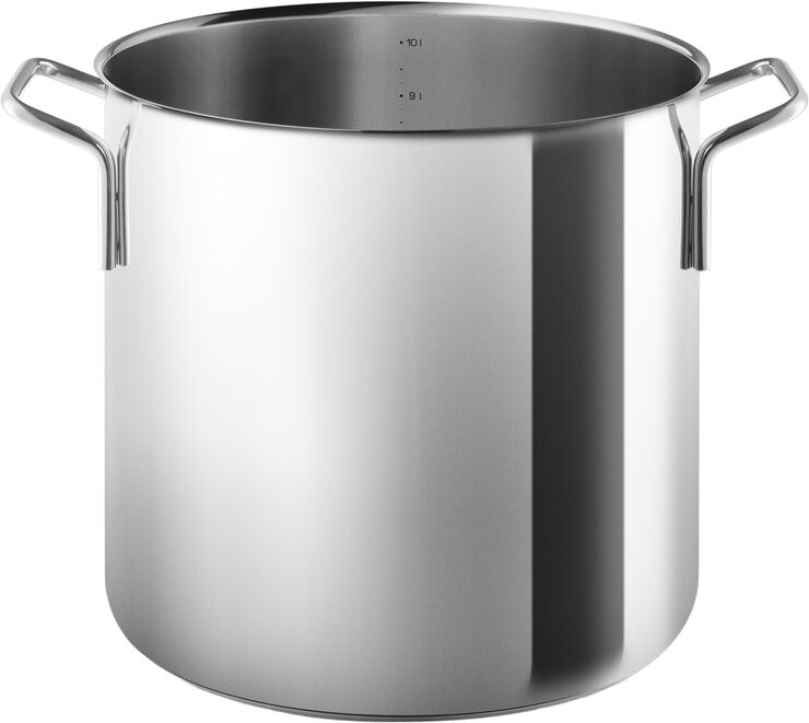 Eva Trio Stainless Steel Gryde 10,0 l 24cm Polished steel
