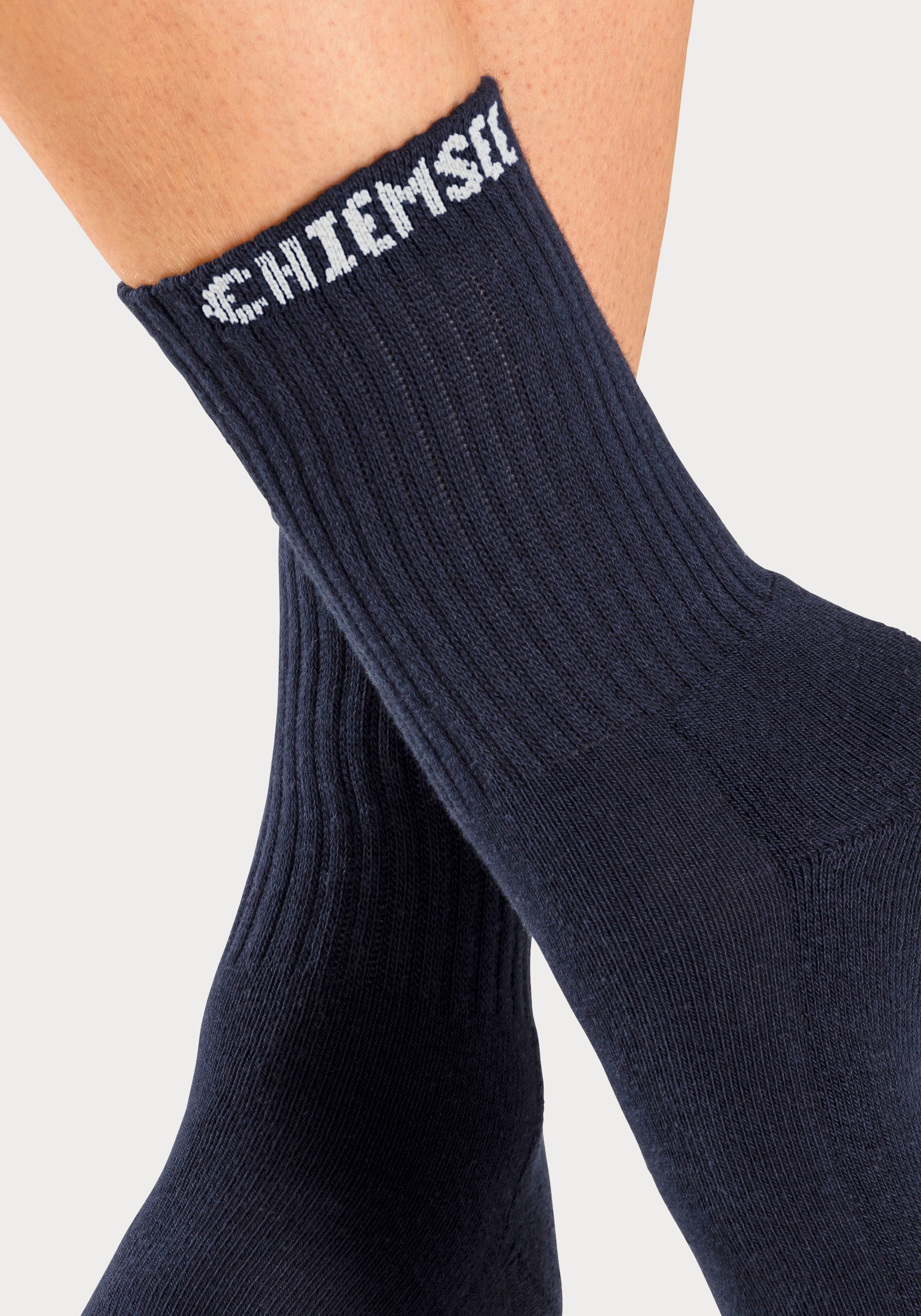 Chiemsee Tennissocken Packung, 6 Paar tlg. mit eingestricktem Markennamen