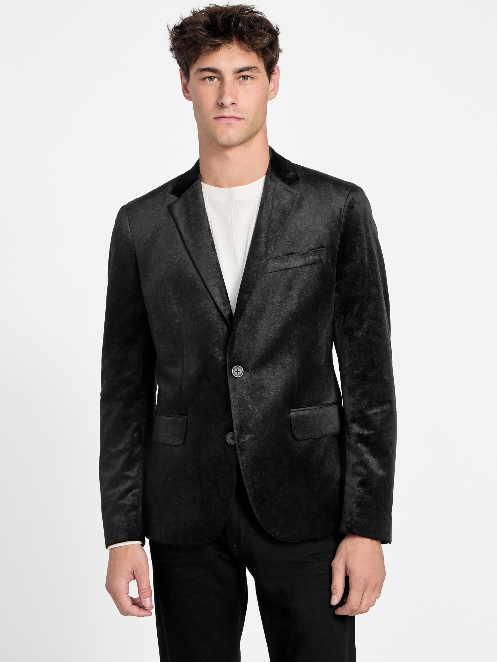 Blazer Eco Fulham em veludo com relevo