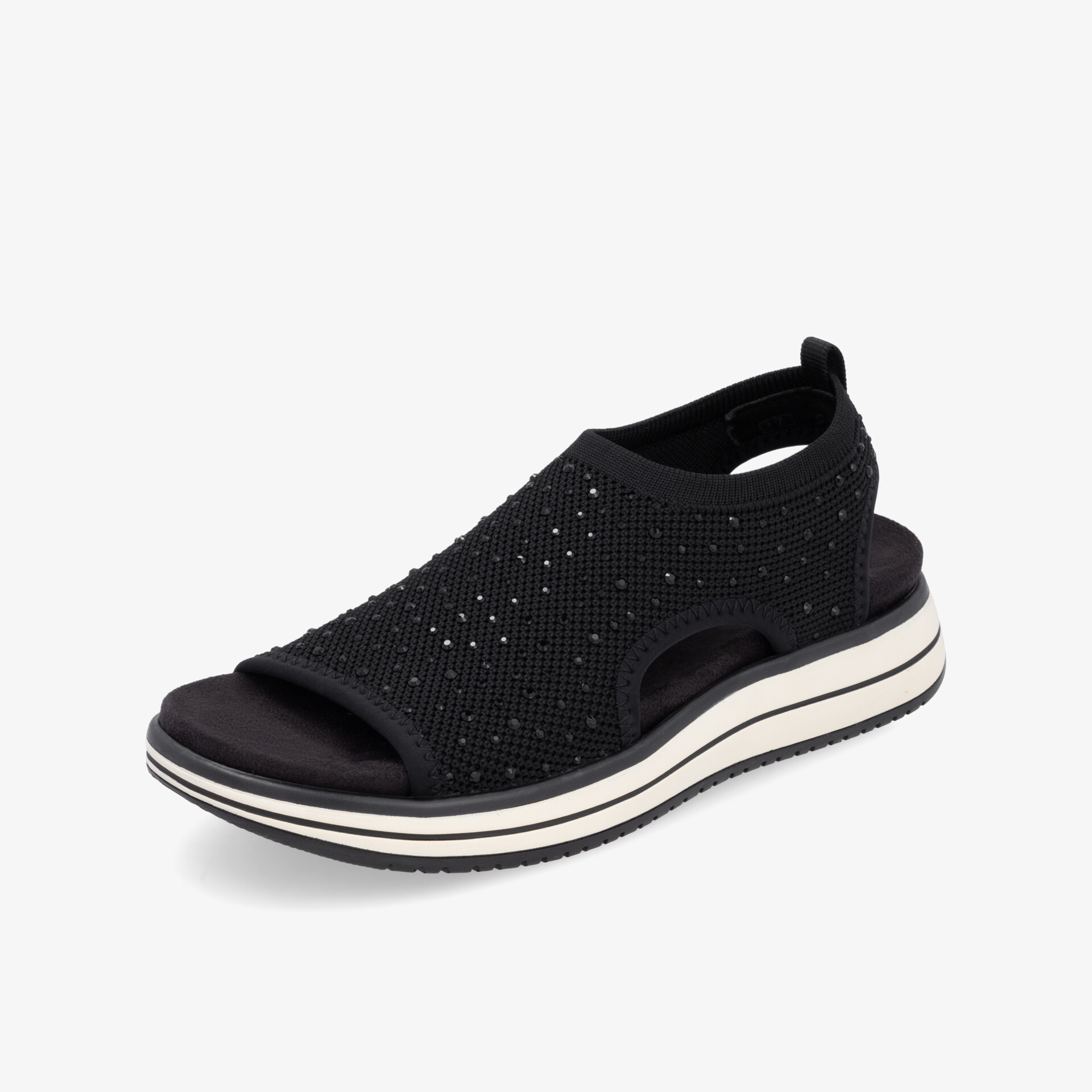 remonte Damen Sandalen schwarz