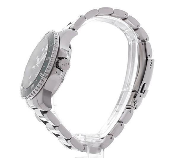 Depth Charge Stainless Steel Green Dial Dive Watch