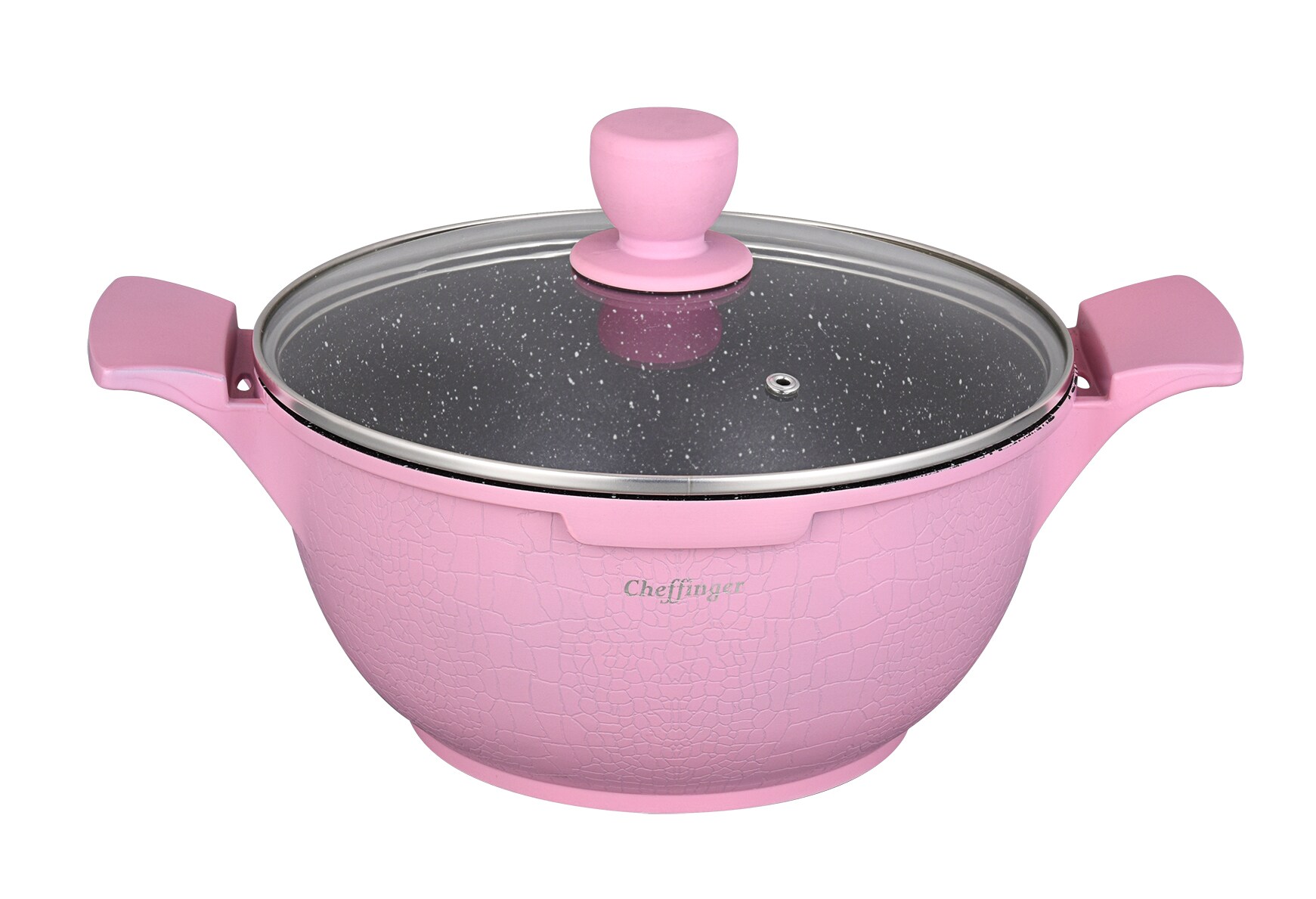 Kochtopfset 20-24-28cm 6-tlg Pink