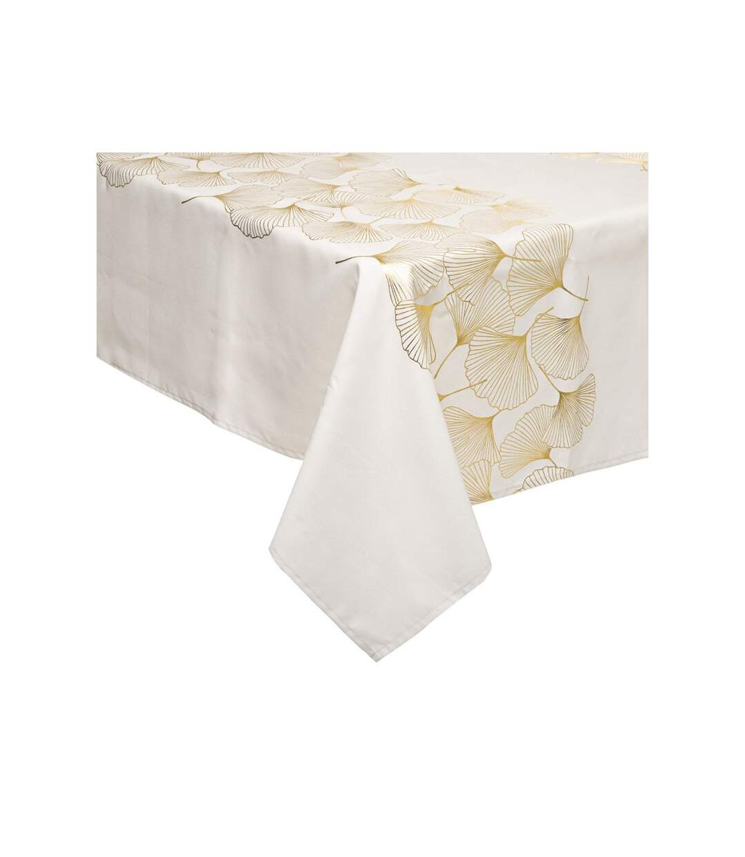 Nappe Imprimée Ginko Héritage 140x240cm Or