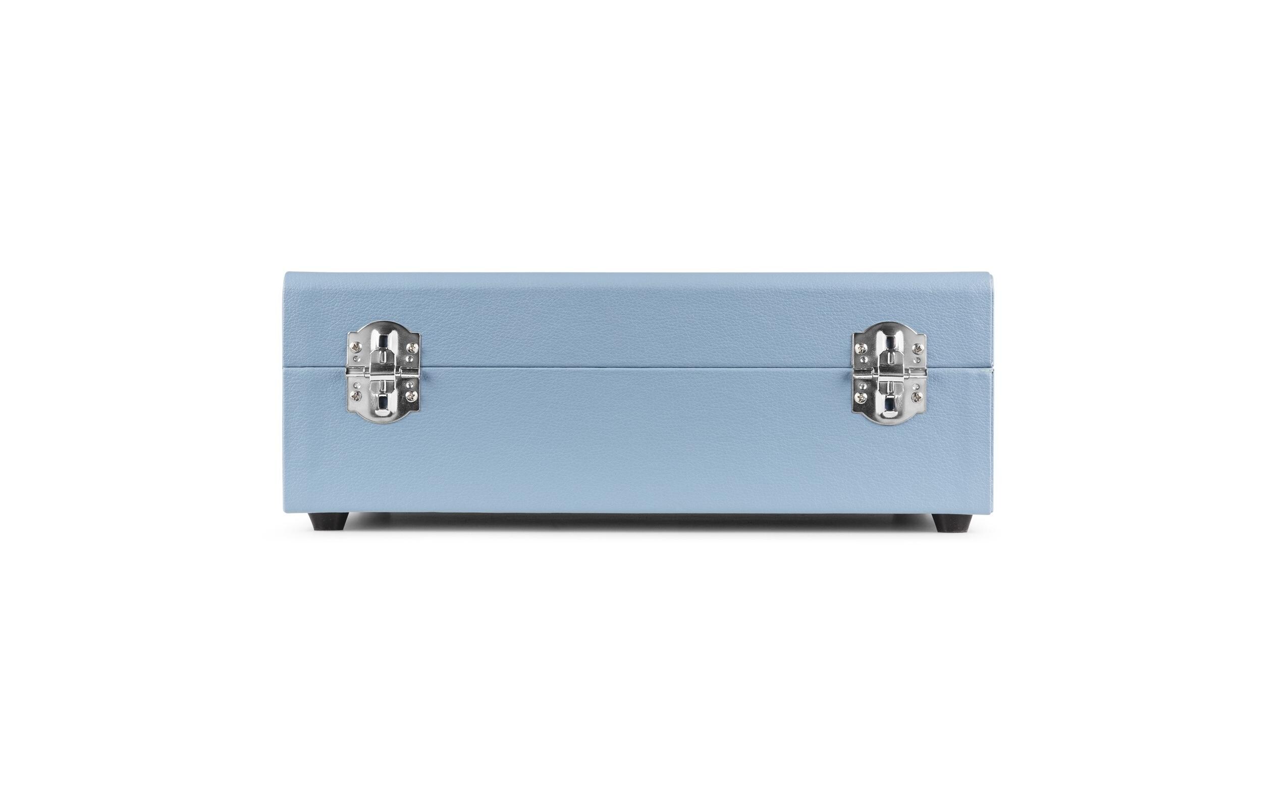 Plattenspieler mit Bluetooth RP118E BlauHochwertiger Plattenspieler im Kofferdesign