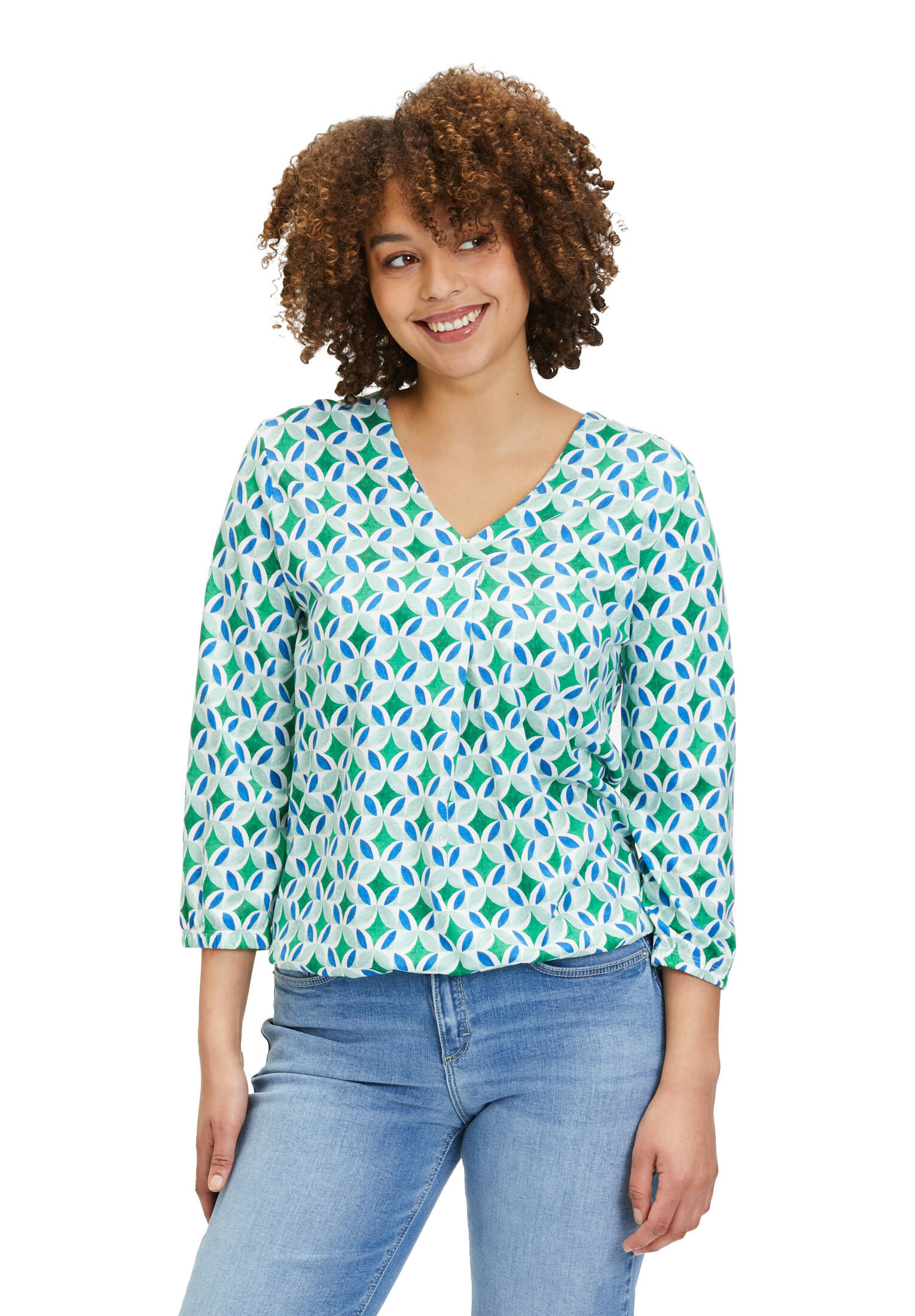Cartoon| Damen Blusenshirt mit Print