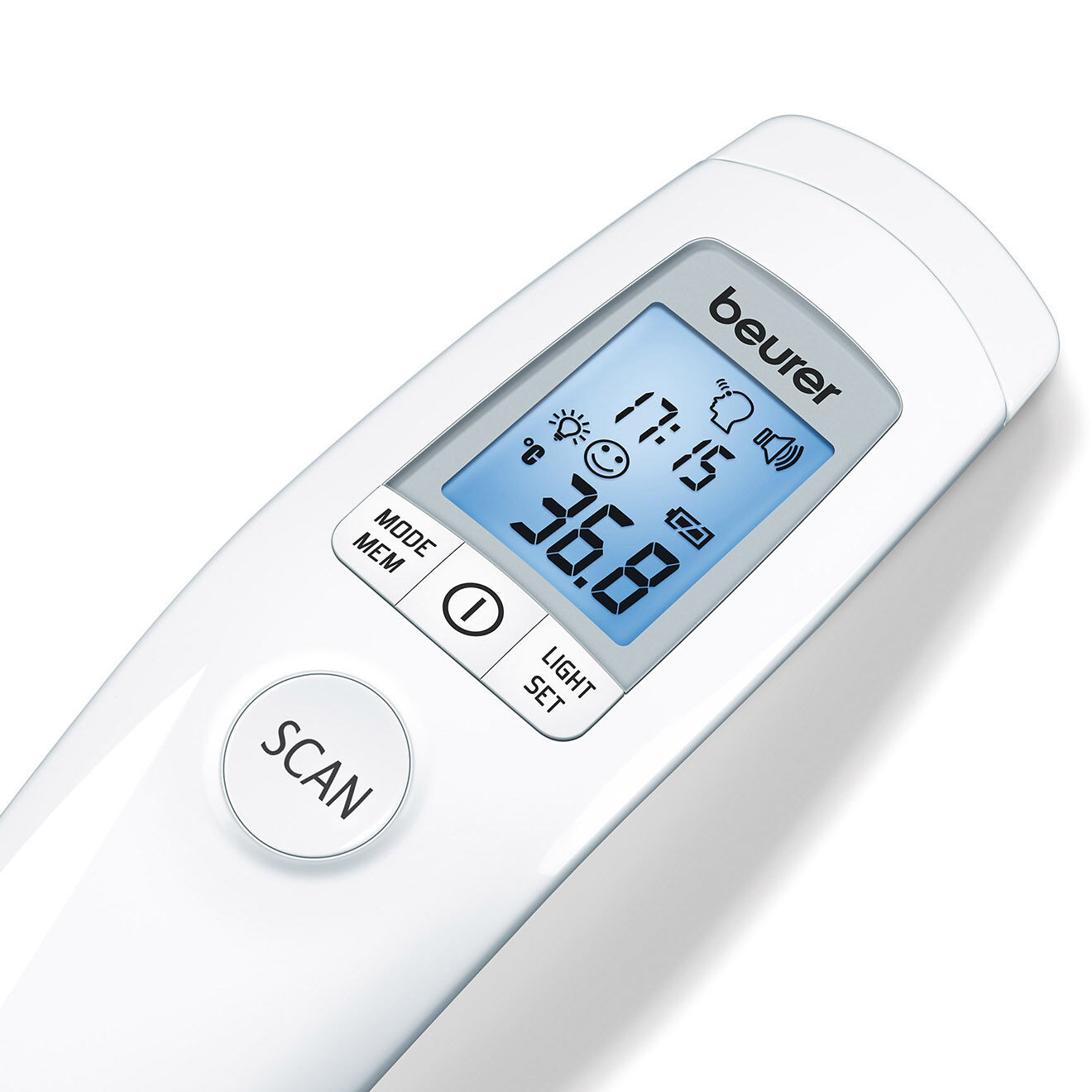 Beurer Thermomètre frontal sans contact blanc