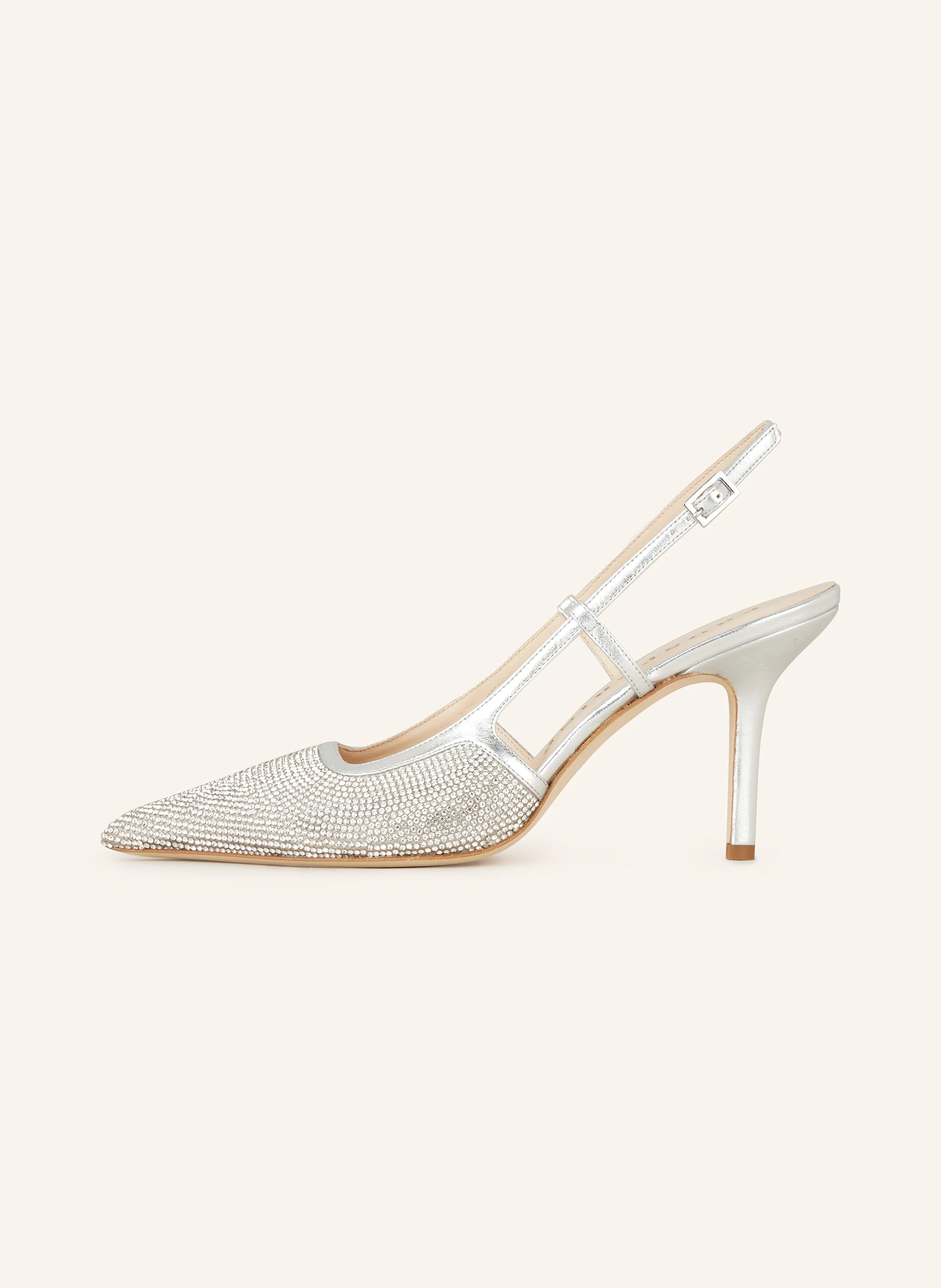 PROSPERINE Slingpumps mit Schmucksteinen