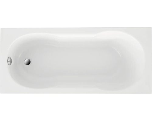 OTTOFOND Fortuna bad 75 x 150 cm wit glanzend glad 852001