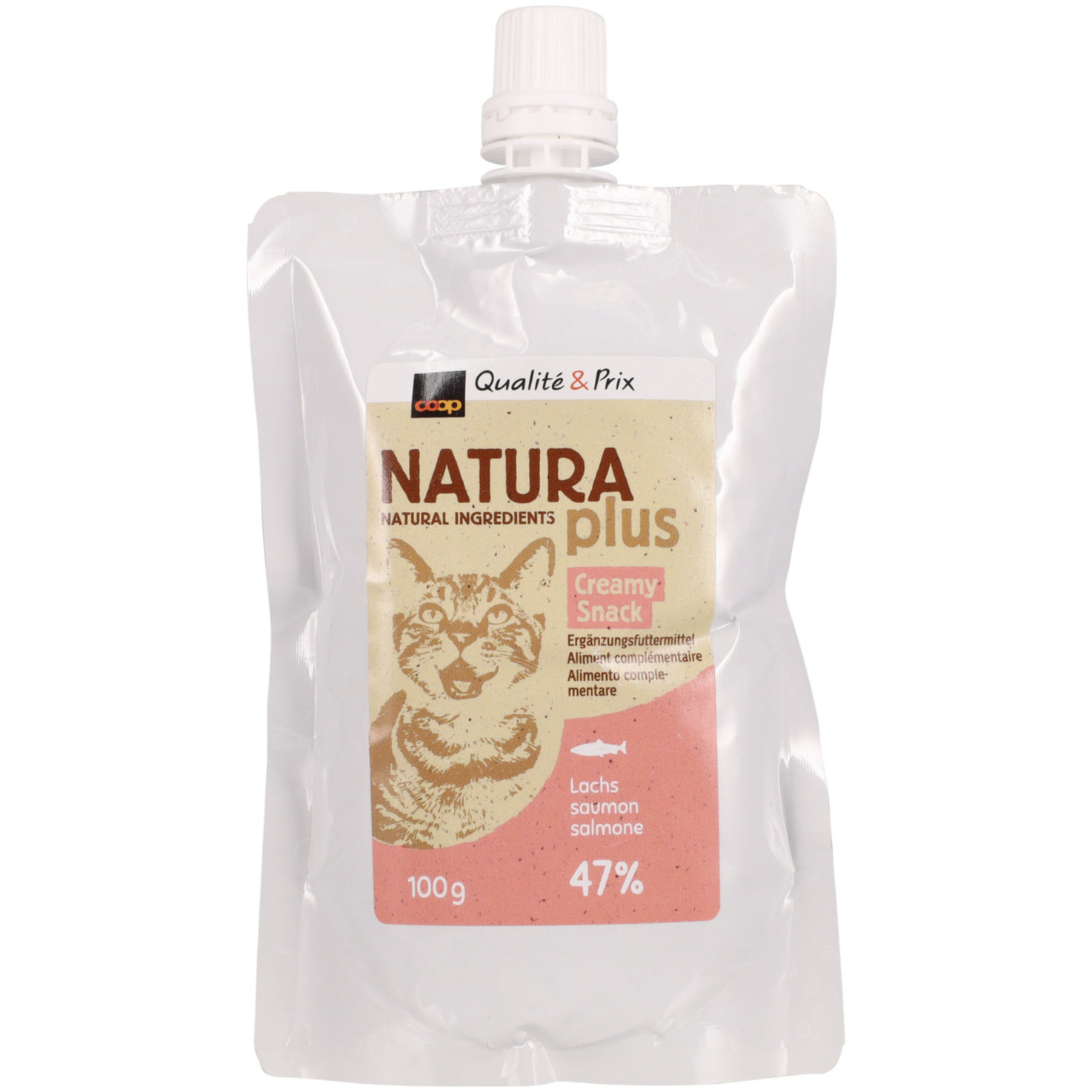 Naturaplus Katzensnack Creamy Lachs