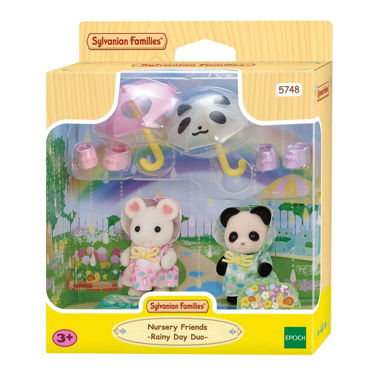 Sylvanian Families 5748 Duo Peutervriendjes - Regendag