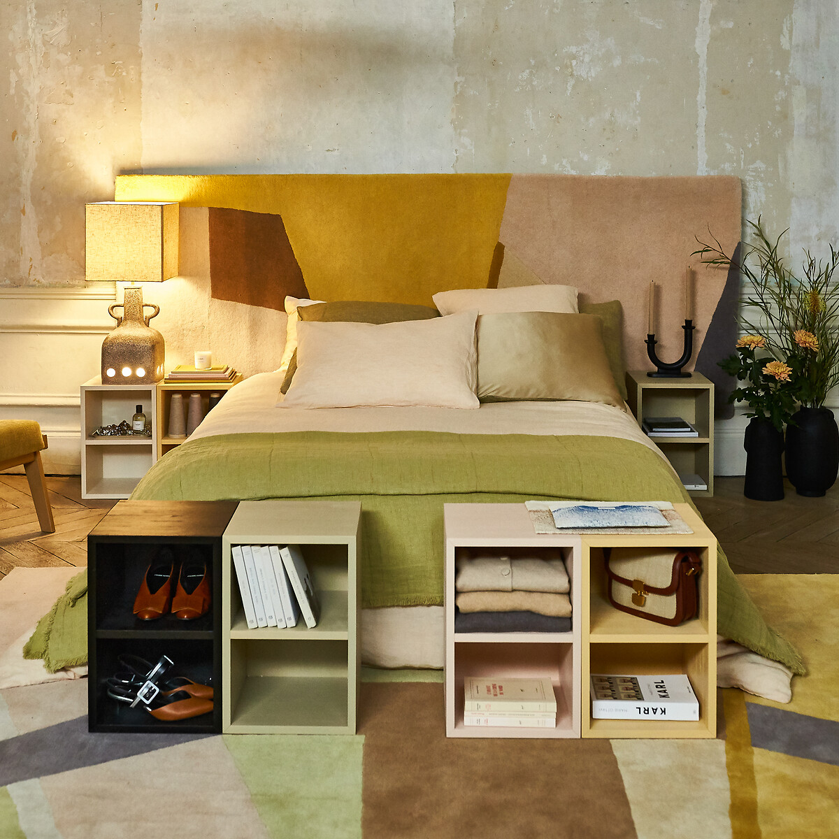 ALEXANDRA GOLOVANOFF X LA REDOUTE INTERIEURS<br>Mesa lateral, pinho maciço, Ferou