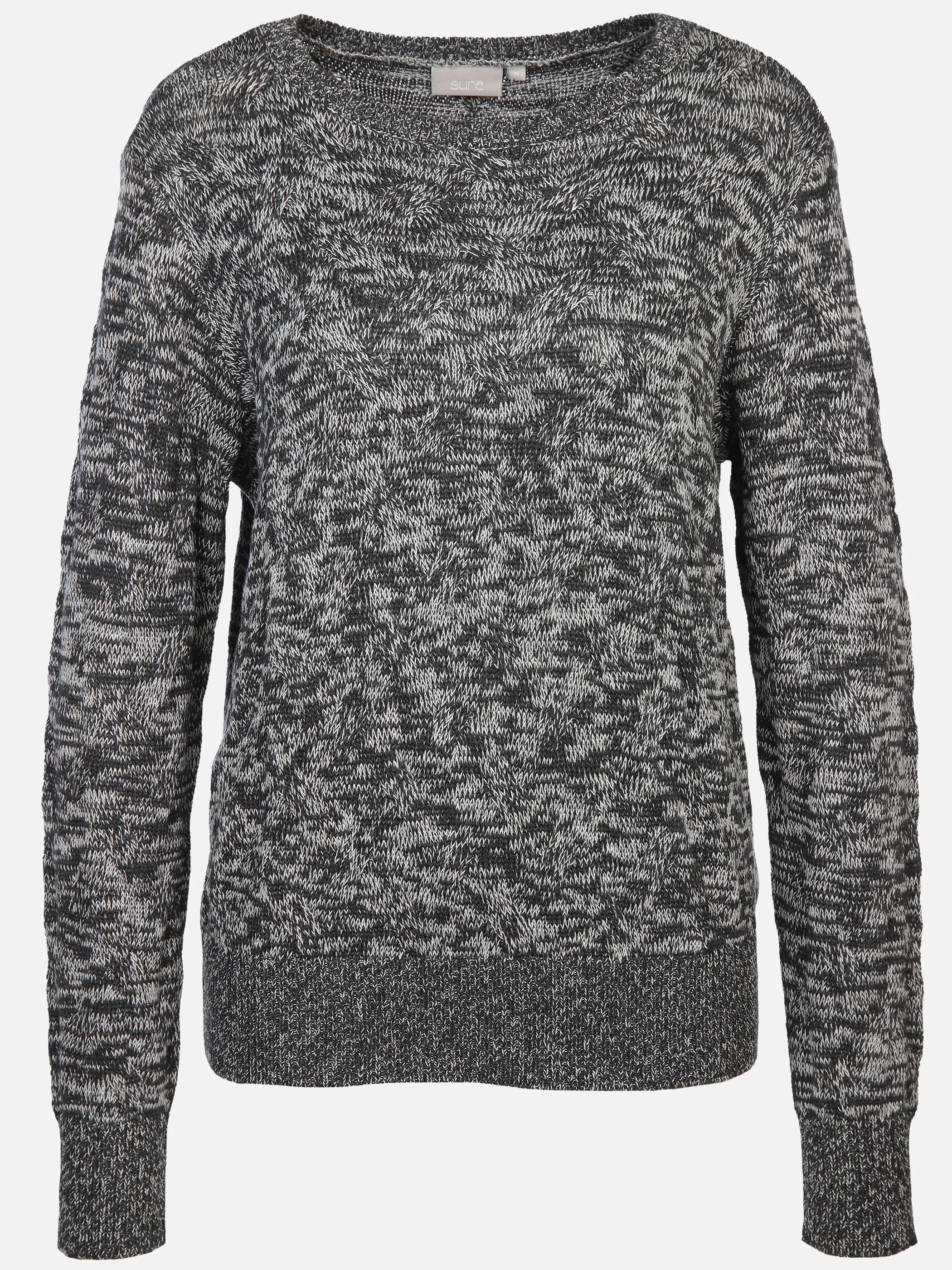 Damen Strickpullover mit Zopfmuster