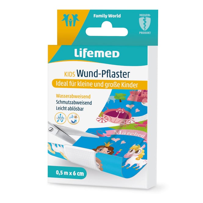 Lifemed® - Kinderpflaster - Märchen - ca. 0,5 m x 6 cm