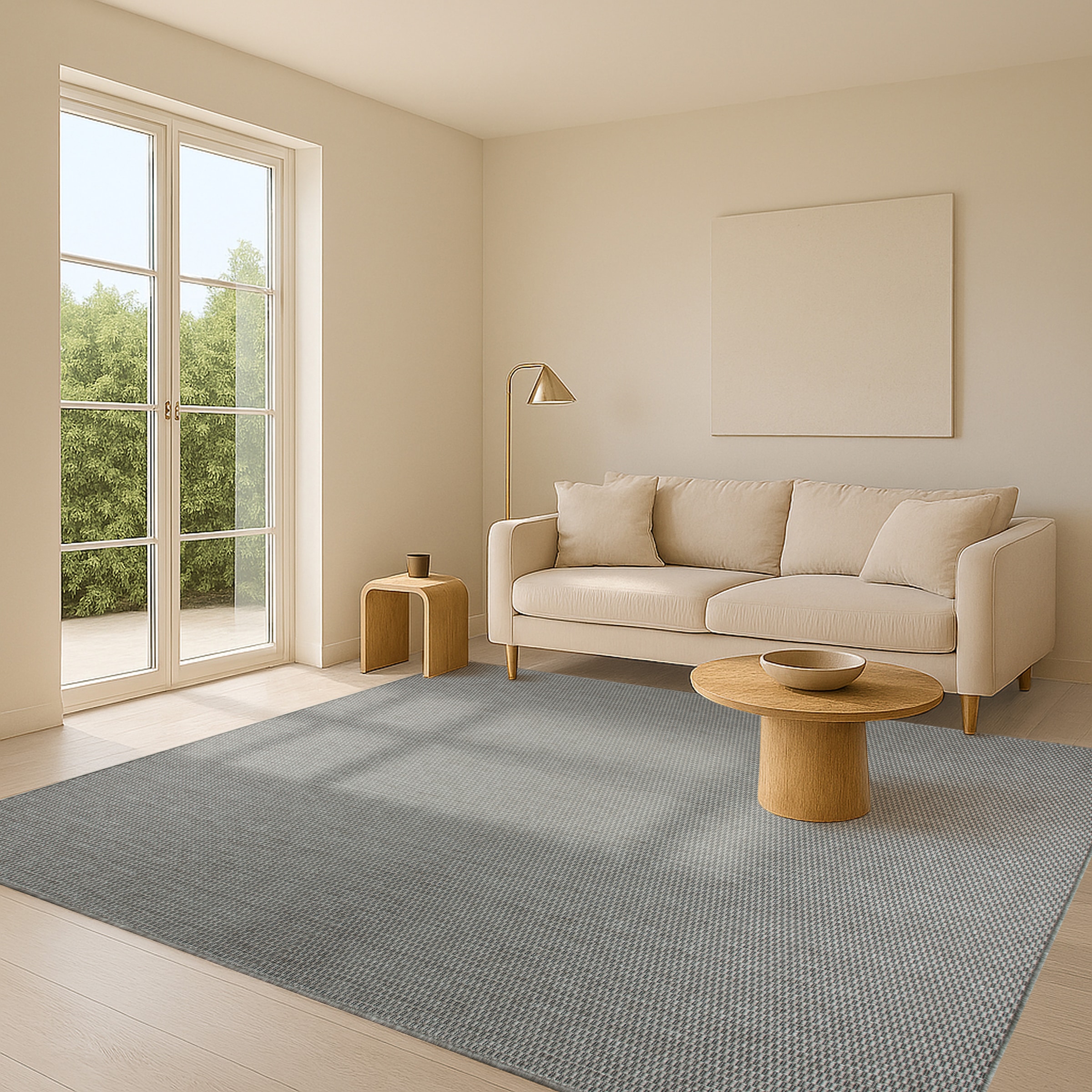 my home Teppich »Venedig auch als Läufer erhältlich« rechteckig 4 mm Höhe In- und Outdoor geeignet, Sisal-Optik, Wetterfest & UV-beständig