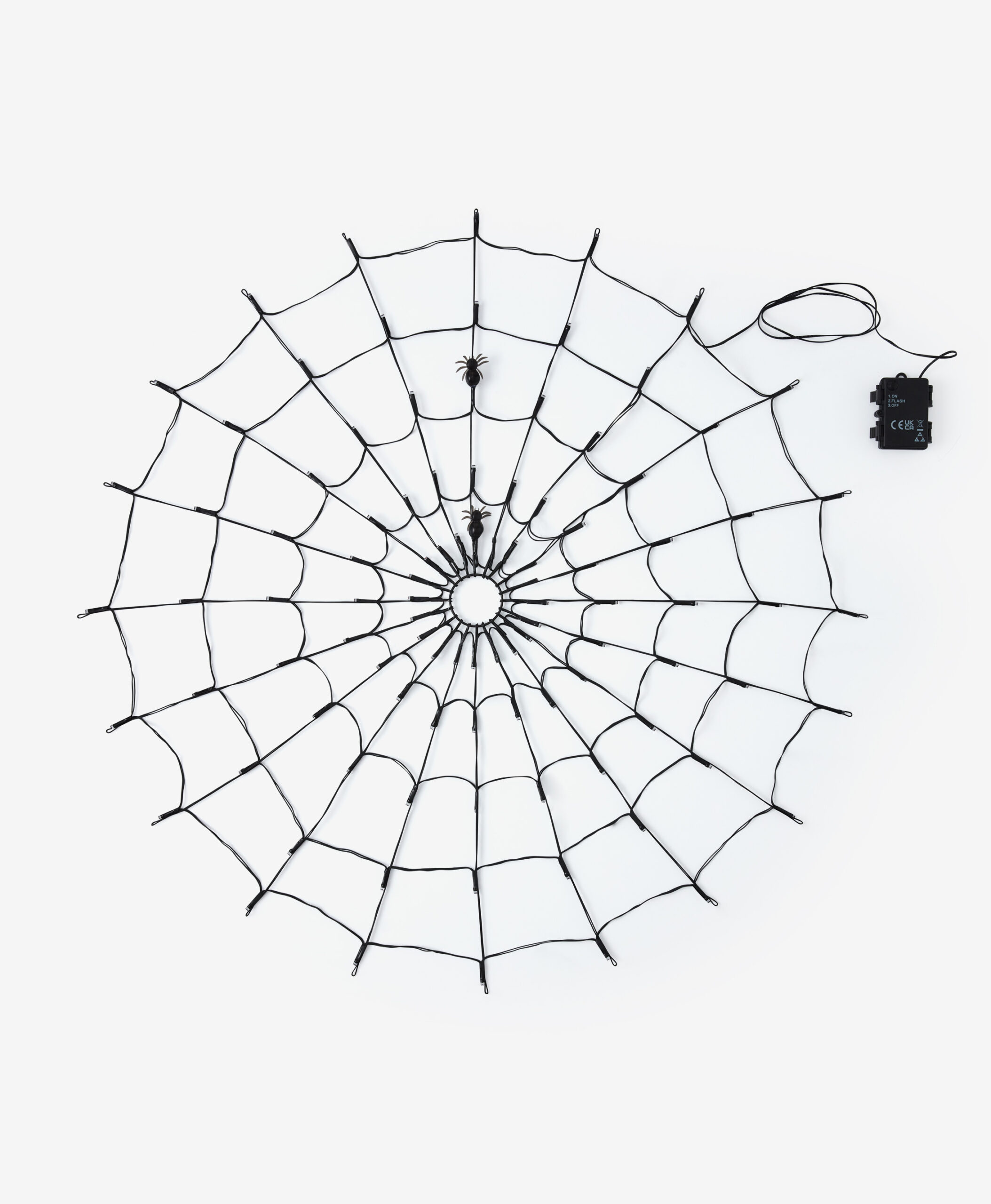 LED-Spinnennetz-Deko