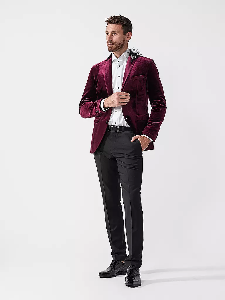 CG - CLUB OF GENTS Samt Smoking PERKYIN-J rot
