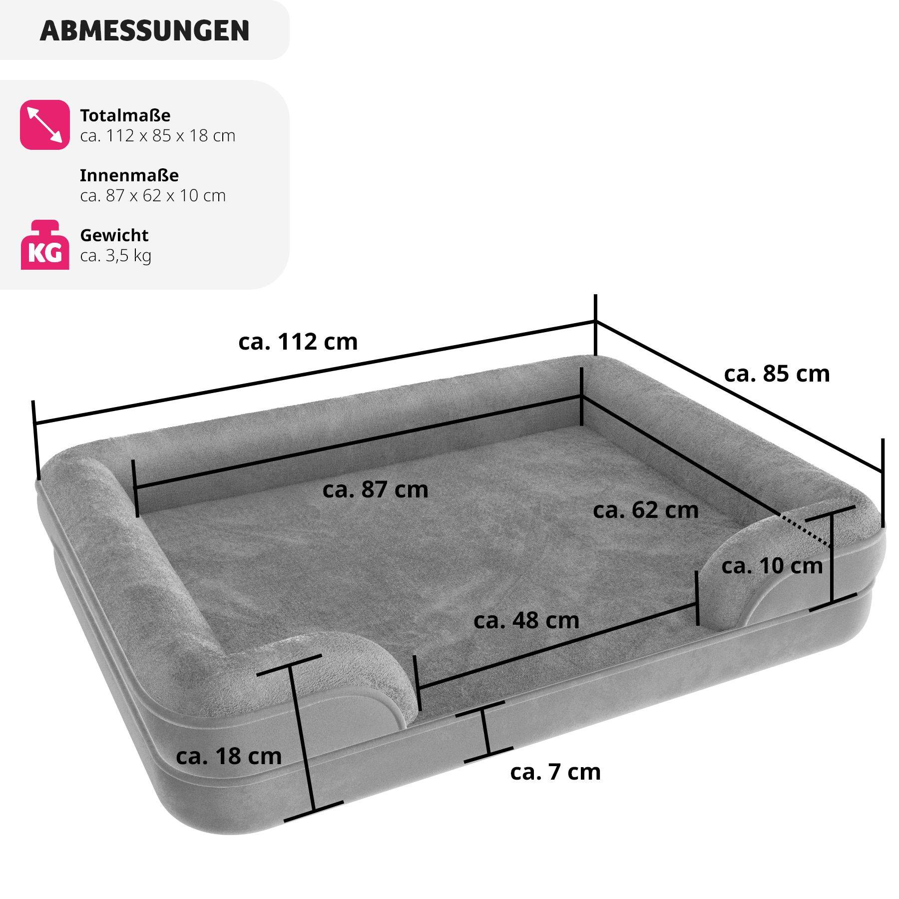 Orthopädisches Hundebett Kimba
