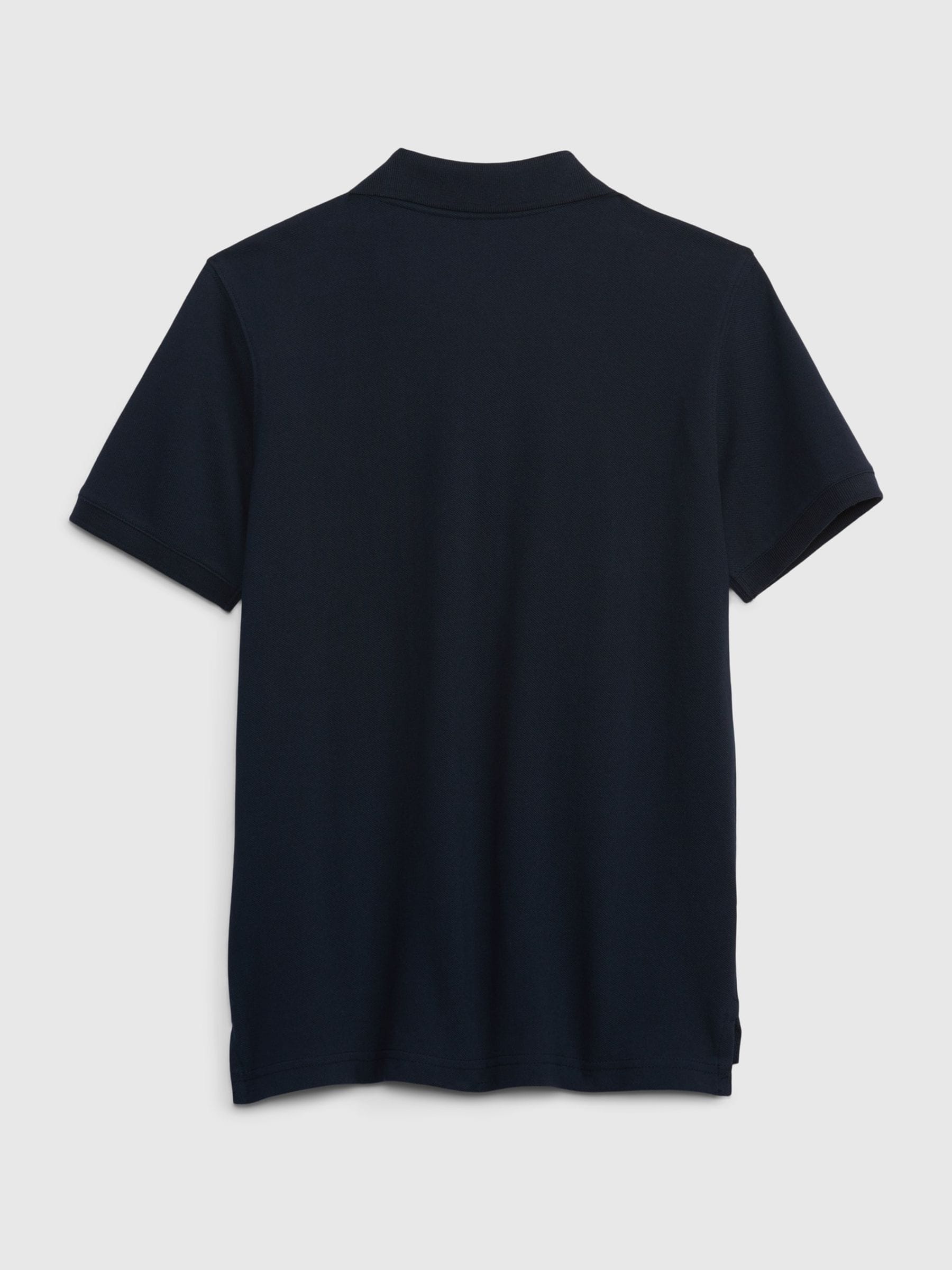 Donkerblauw - Gap poloshirt met korte mouwen en logo (4 - 13 jr)