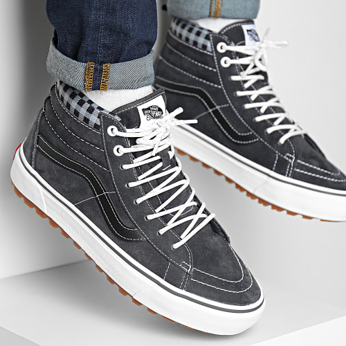 Baskets Sk8 Hi MTE 5HZYGYW Plaid Grey White