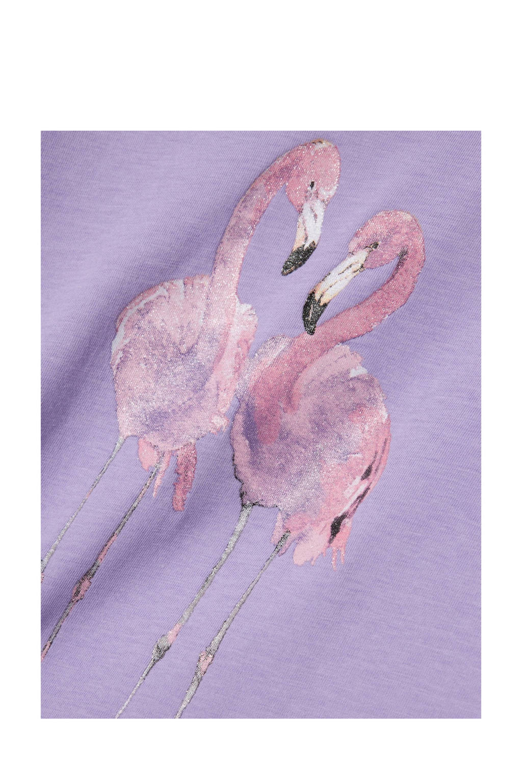 NAME IT T-shirt NMFPJUNGLE met printopdruk lila