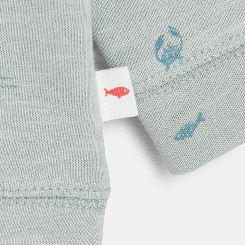 Sweat zippé bébé garçon en molleton bleu Absorba Bleu