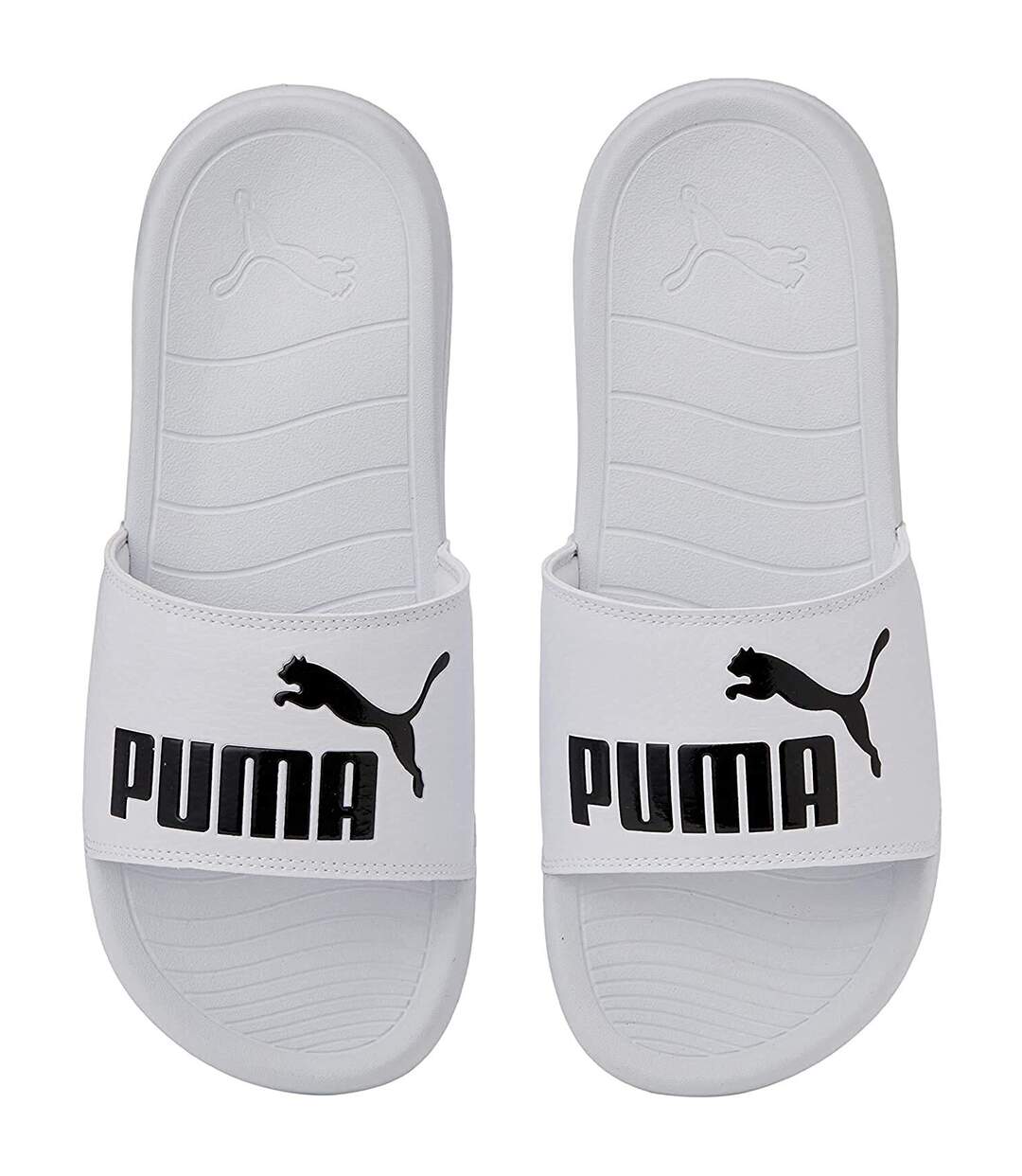 Puma - Claquettes POPCAT - Adulte (Blanc / Noir) - UTRD2496