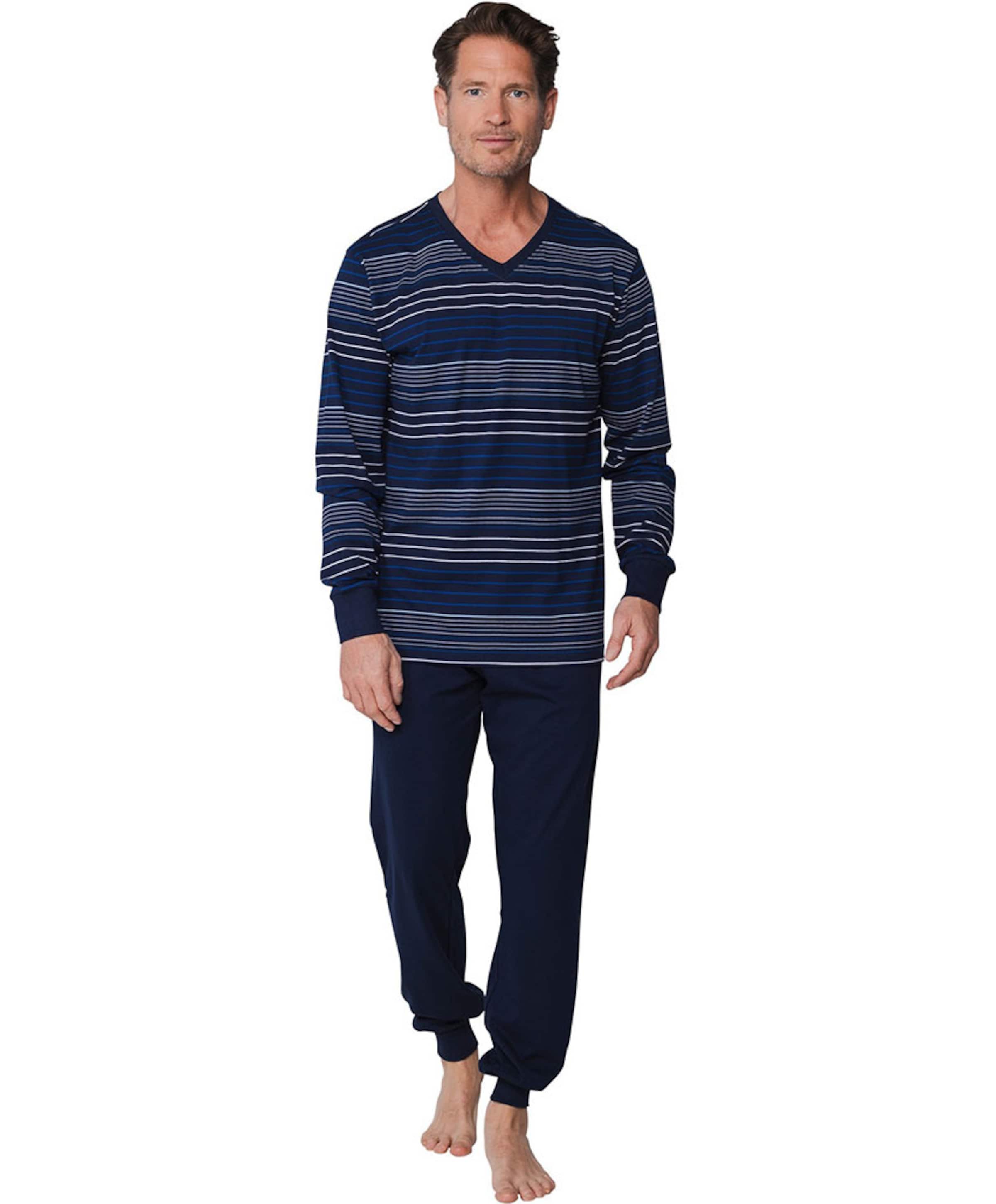 Pastunette Heren pyjamaset blauw