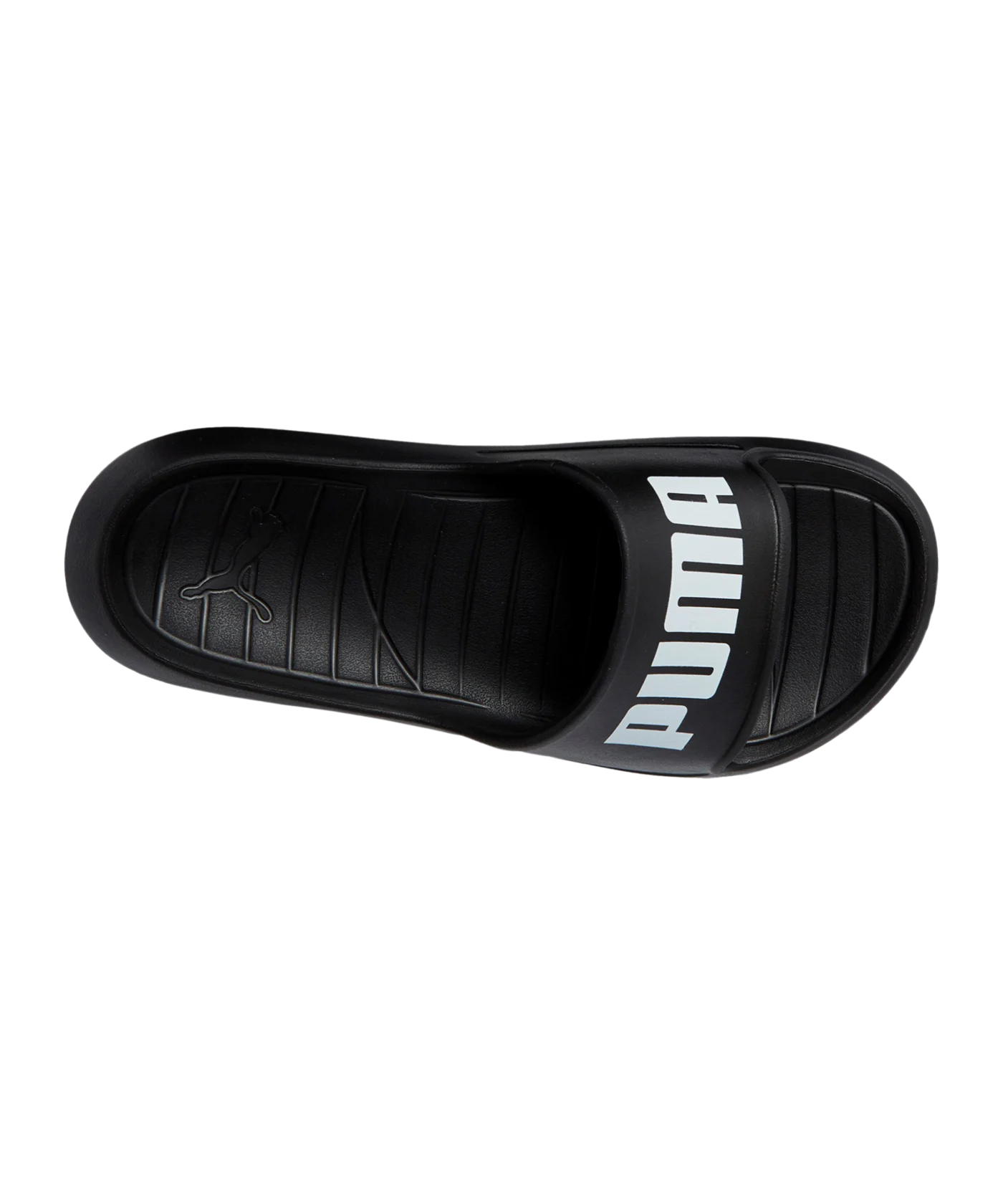 PUMA Divecat V2 Lite Badelatsche Schwarz Weiss F01