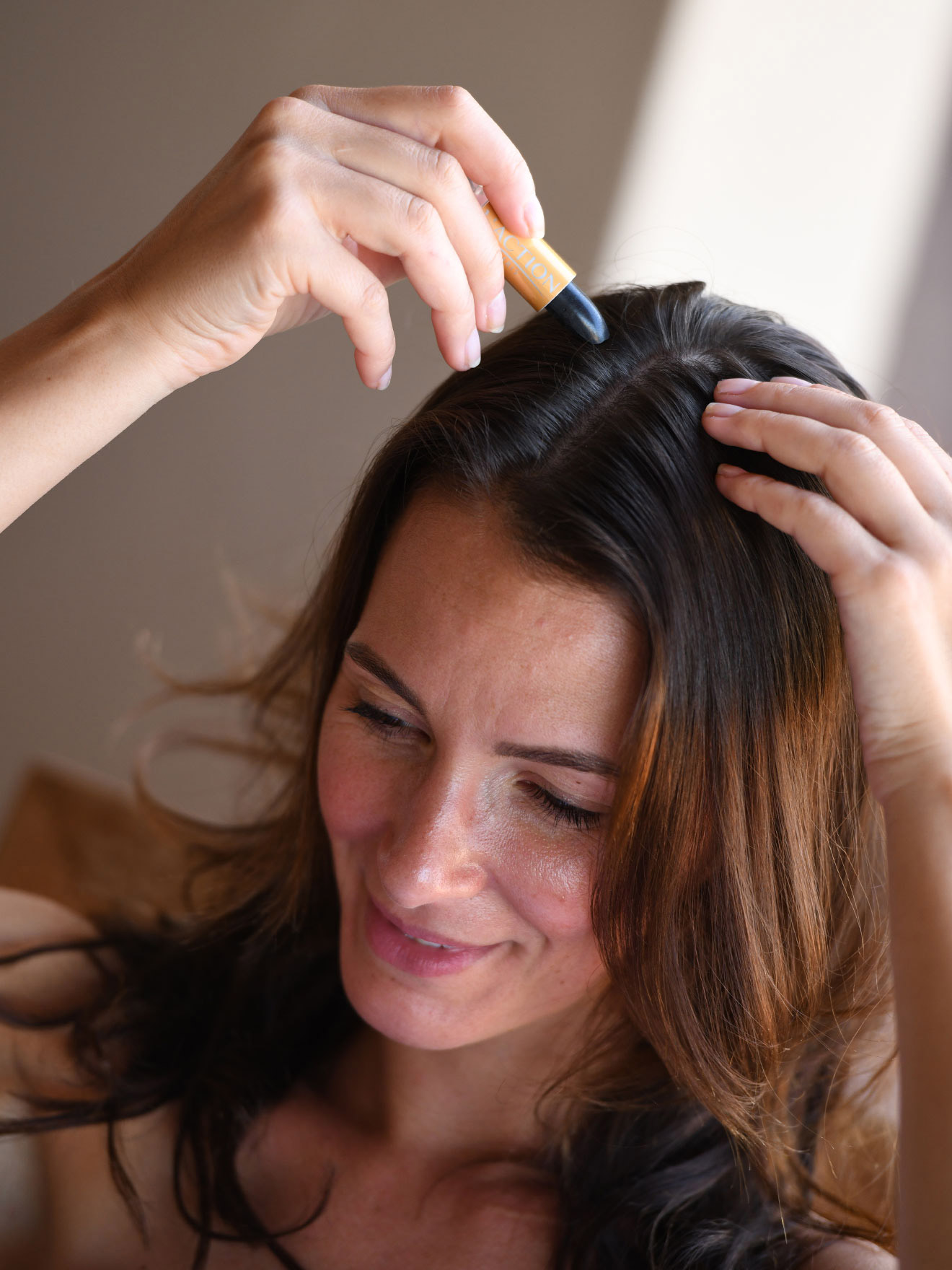 Stick colorant pour cheveux
