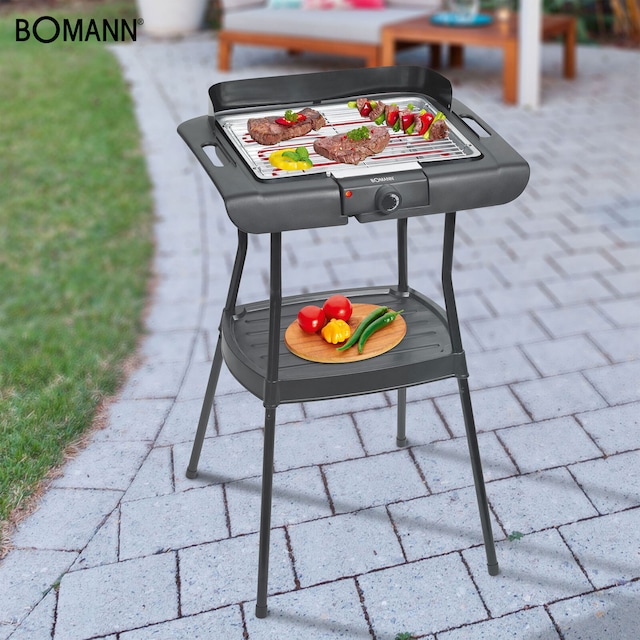 Standgrill 2000 Watt ca. 35 x 24 cm Bomann BQS 2244