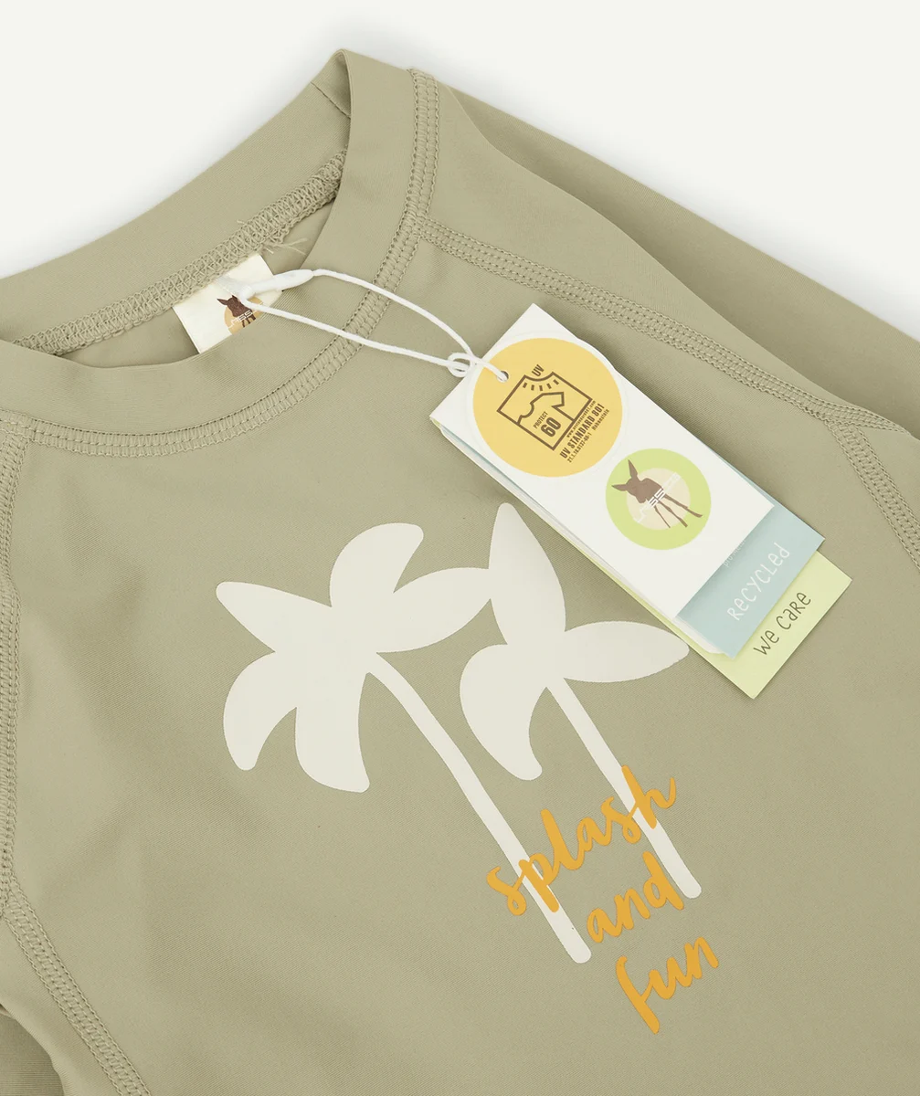 LASSIGT-SHIRT PALMIERS MANCHES LONGUES ANTI-UV BÉBÉ
