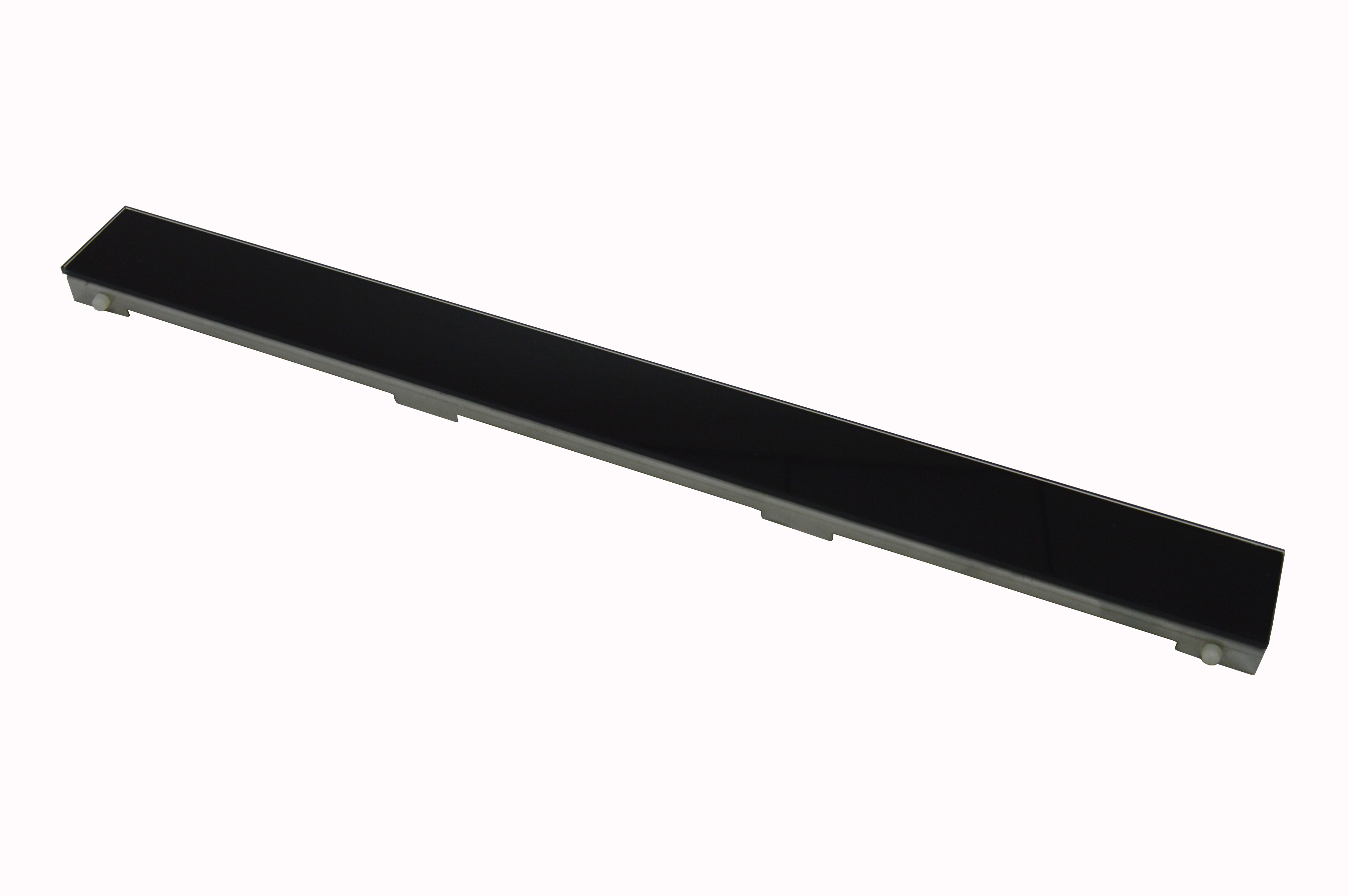 Mueller Glasrooster zwart 110x7 tbv RVS douchegoot