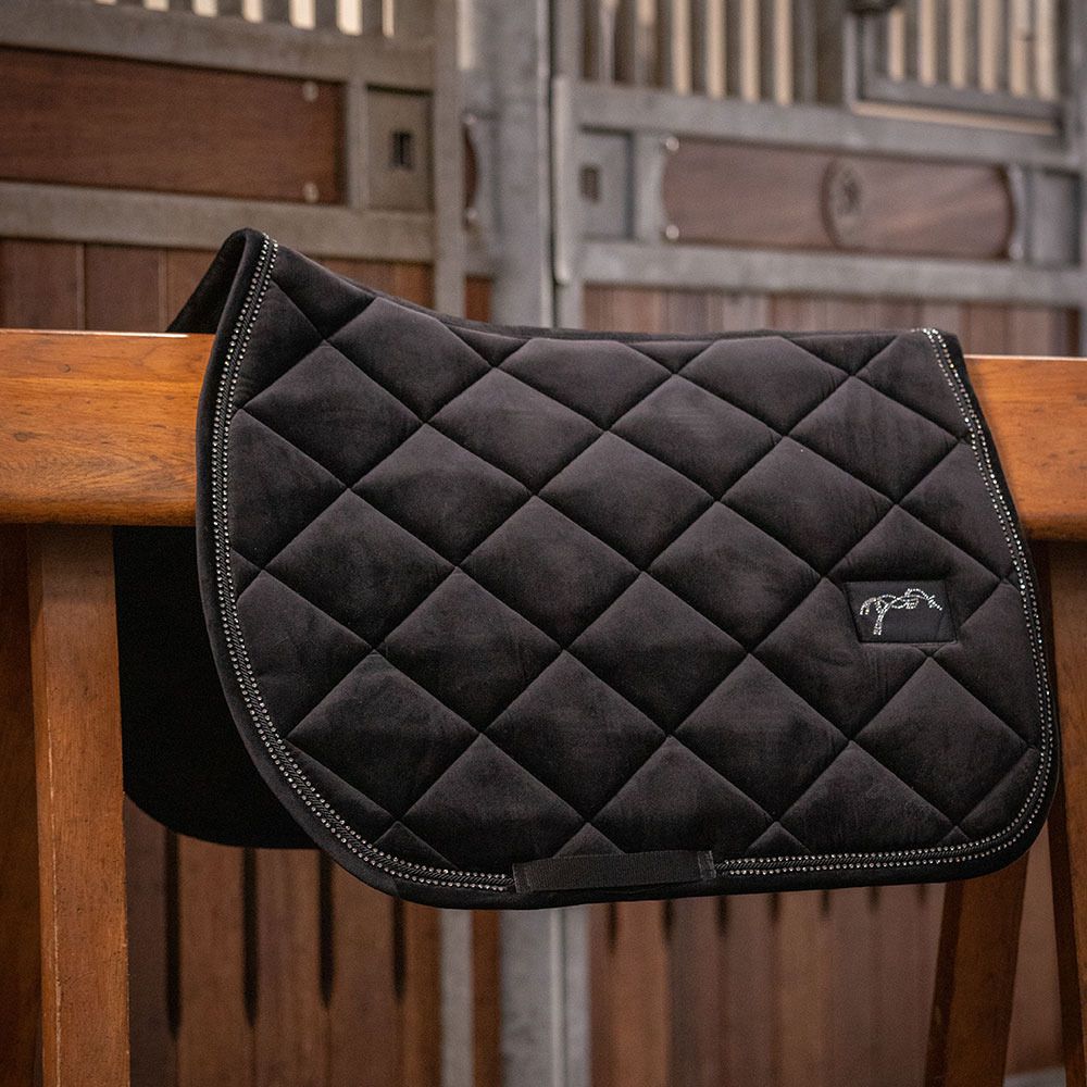 Pénélope NEW STRASS - Tapis mixte noir