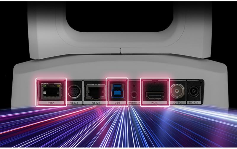 Professionelle PTZ Kamera PTZ330UNV2 4K 60 fps<br>NDI|HX3 PTZ-Kamera – Perfekte Streams mit NDI|HX3