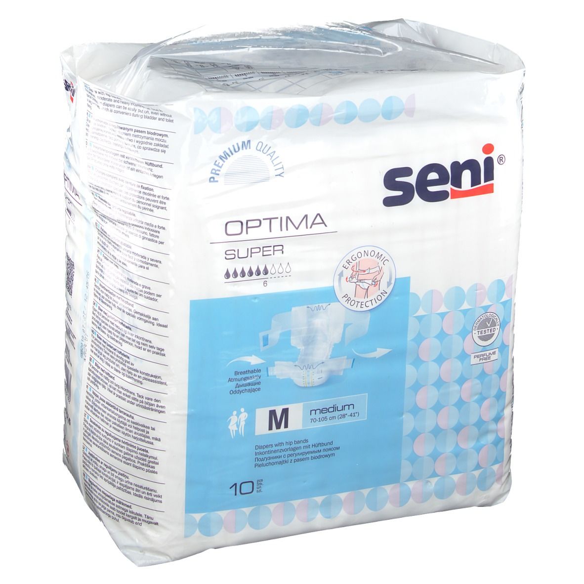 SENI Optima Super Vorlage mit Hüftbund Größe M