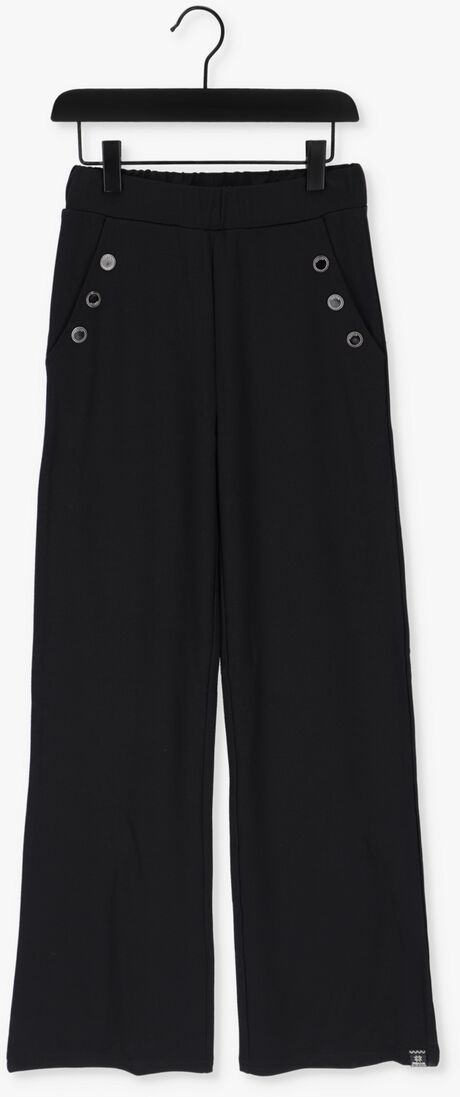 INDIAN BLUE JEANS zwarte indian blue jeans flared broek wide pants buttons