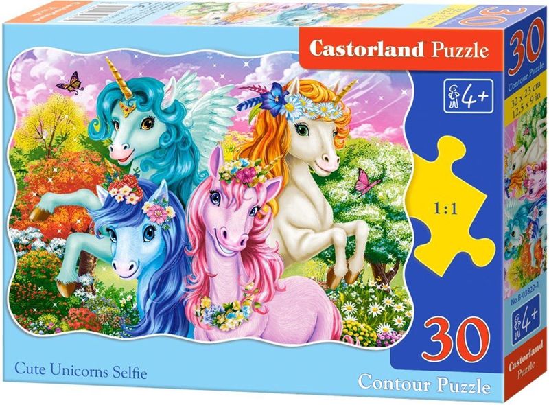 Castorland - Puzzel - 30 Stukjes - Shady Eenhoorn Selfie