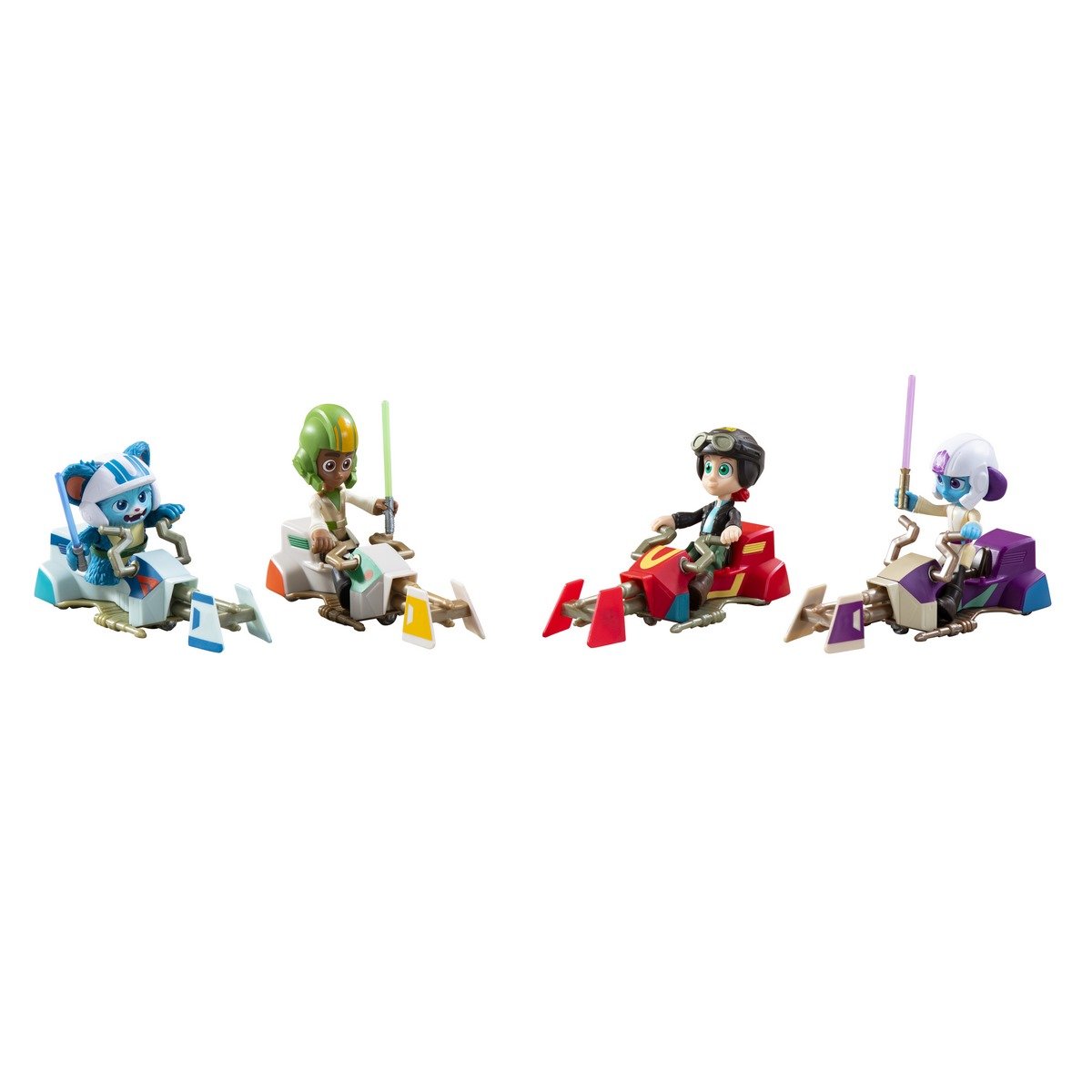 Figurine et Speeder bike - Star Wars Young Jedi