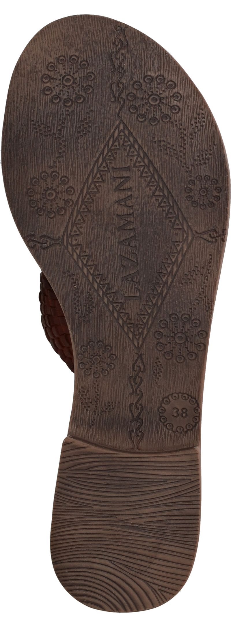 Lazamani Slippers Bruin Dames