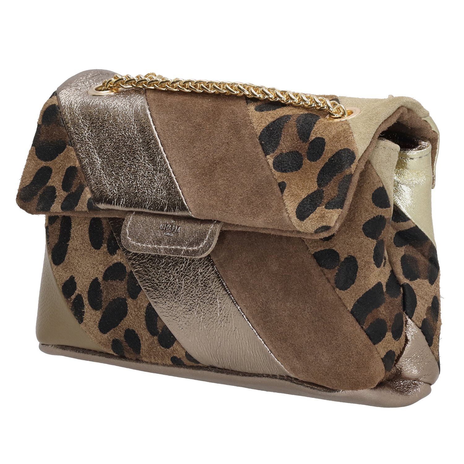 Charm London Elisa Schoudertas leopard