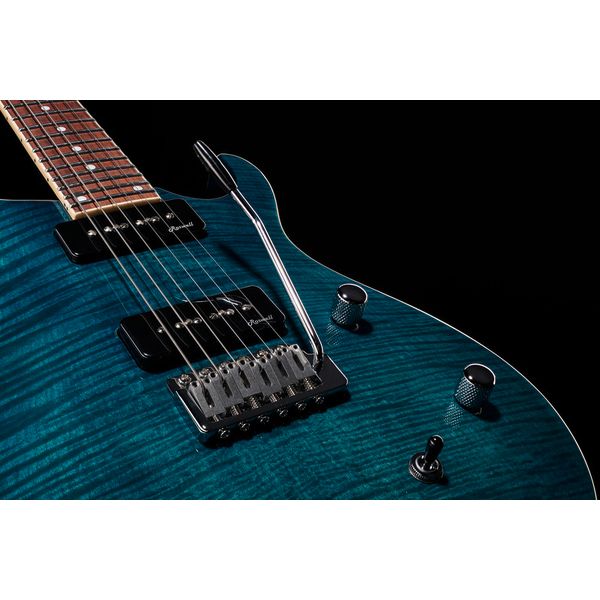 Harley Benton CST-24T P90 Ocean Flame Bundle