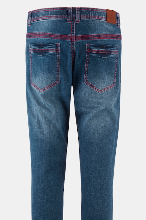 Boston Park Jeans, Bauchfit, farbige Nähte, 5-Pocket, bis Gr. 41