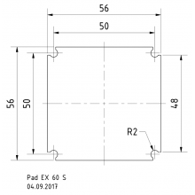 Visaton Pad EX 60 S voor EX 60 S 4 Ohm/8 Ohm exciters