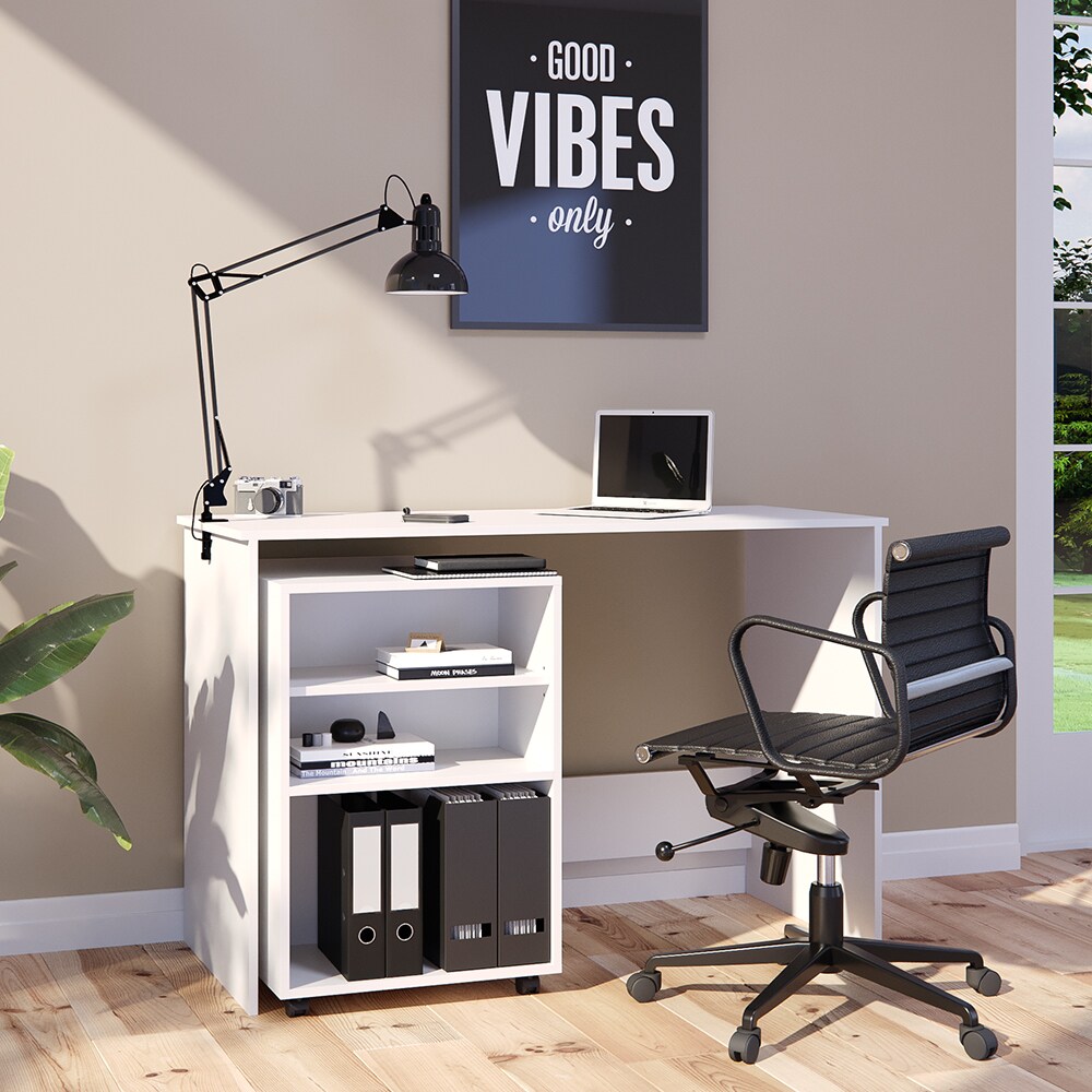 Vicco Rollcontainer für Schreibtisch Bürocontainer Büroschrank Aktenschrank
