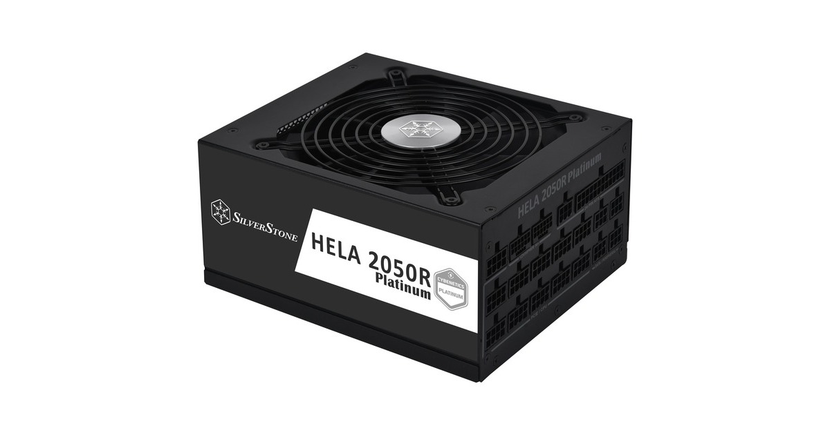 SilverStoneHELA 2050R Platinum, modulaire 2050 watt voeding   (Zwart, 14x PCIe)