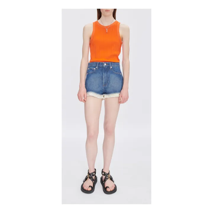 A.P.C. Collaboration A.P.C. x Natacha Ramsay Levi - Short Versailles Coton Bio | Bleu indigo