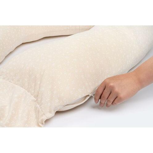 Coussin d'allaitement Maxxy Mini Flowers - Sand - BABYMOOV